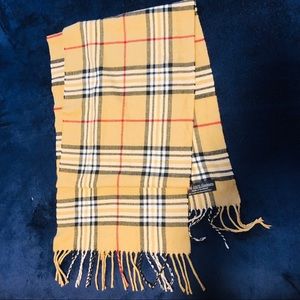 Plaid Scarf 100% Cashmere Made in Scotland